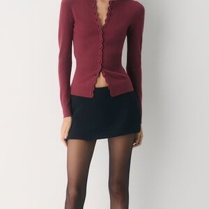 Aritzia Black Skort